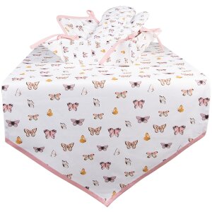 Clayre & Eef BPD65 Traves de Mesa 50x160 cm Beige - Rosa