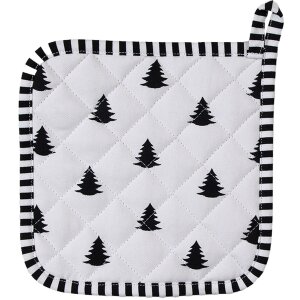 Clayre & Eef BWX45 Porta Ollas 20x20 cm Negro -...