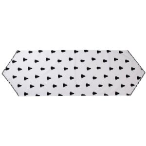 Clayre & Eef BWX65 Traves de Mesa 50x160 cm Blanco -...