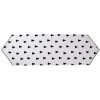 Clayre & Eef BWX65 Traves de Mesa 50x160 cm Blanco - Negro