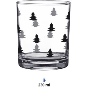 Clayre & Eef BWXGL0002 Vaso Ø 7x9 cm - 230 ml