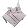 Clayre & Eef DFR01 Mantel 100x100 cm Cuadrado Beige