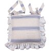 Clayre & Eef DFR25 Funda Cojín Silla Beige 40x40 cm Algodón Estilo Campestre