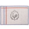 Clayre & Eef DFR40 Mantel Individual (6 piezas) 48x33 cm Beige
