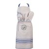 Clayre & Eef DFR44 Guante de horno 18x30 cm Beige