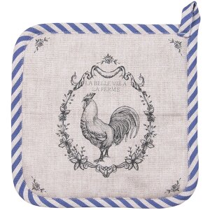 Clayre & Eef DFR45 Porta Ollas 20x20 cm Beige