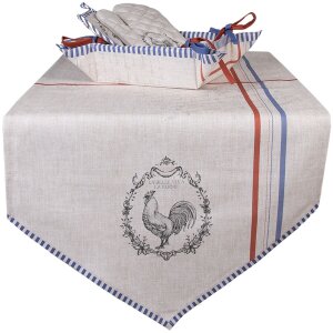 Clayre & Eef DFR47 Panera 35x35x8 cm Beige Cuadrada