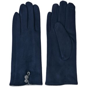 Clayre & Eef JZGL0036BL Guantes 8x24 cm Azul Azul