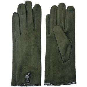 Clayre & Eef JZGL0036GR Guantes de invierno 8x24 cm...