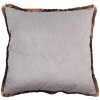 Clayre & Eef KG023.119 Cojín 45x45x4 cm Rosa Blanco Cuadrado Estilo Barroco