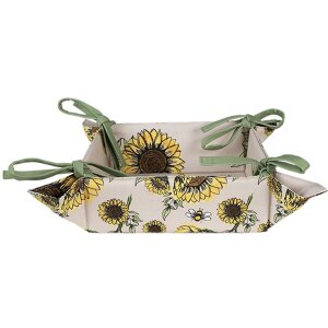 Clayre & Eef SUS47 Panera 35x35x8 cm Beige - Amarillo