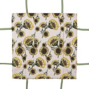 Clayre & Eef SUS47 Panera 35x35x8 cm Beige - Amarillo