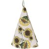Clayre & Eef SUS48 Paño de cocina Ø 80 cm Beige - Amarillo Redondo