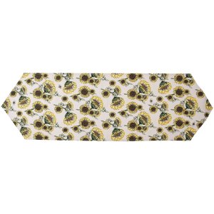 Clayre & Eef SUS65 Traves de Mesa 50x160 cm Beige -...