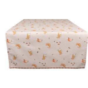 Clayre & Eef YFB64 Traves de Mesa 50x140 cm Beige