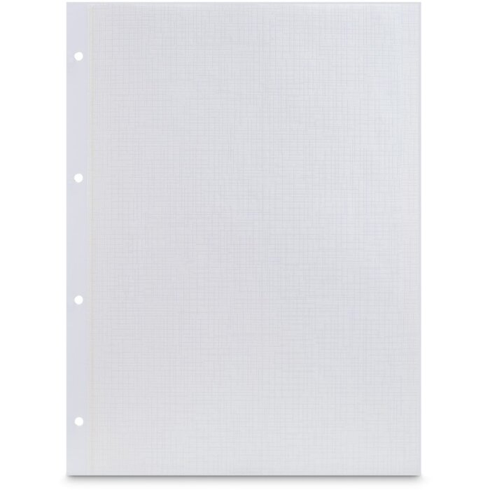 Tarjeta fotográfica Hama con papel cristal 23,3x31 cm perforado 25 hojas blanco