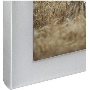 Hama Marco doble aluminio Calais plata 3 fotos 10x15 cm