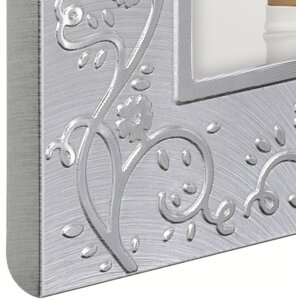 Marco de aluminio Hama Flora 13x18 cm plata