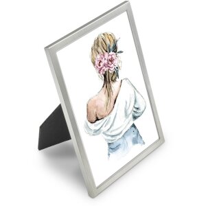 Marco de aluminio Hama Lilly 13x18 cm plata