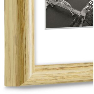 Hama Marco de plástico columpio 15x20 cm naturaleza