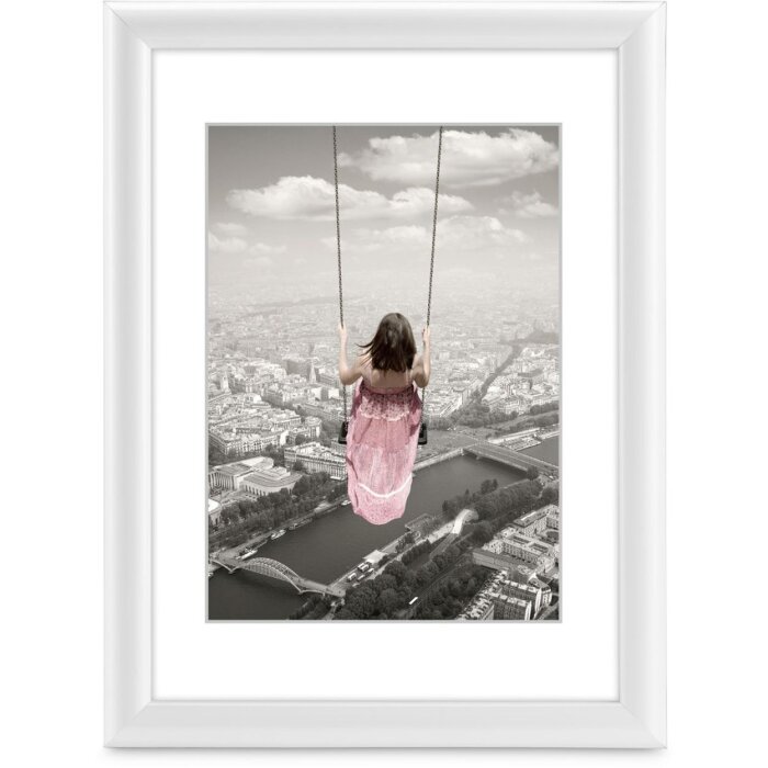 Columpio con marco de plástico Hama 50x70 cm blanco