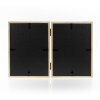 ZEP Marco de madera doble Lisse 2 fotos 10x15 cm (23x16,3 cm)