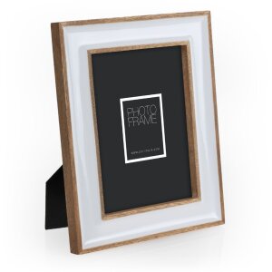 ZEP Marco de madera Viena 13x18 cm blanco