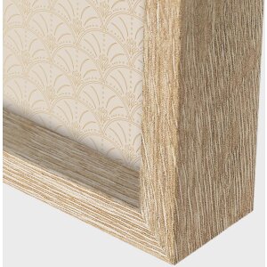 ZEP Marco doble de madera Basilea marrón 10x15 cm y 13x18 cm formato vertical