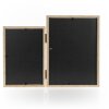 ZEP Marco doble de madera Basilea marrón 10x15 cm y 13x18 cm formato vertical