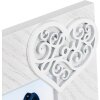 ZEP Marco Foto Madera Jengibre 10x15 cm Corazón Blanco