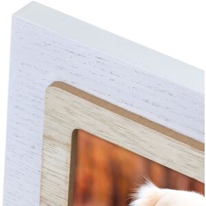 ZEP marco de perro Osso madera 10x15 cm con motivo de hueso formato retrato