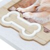 ZEP marco de perro Osso madera 10x15 cm con motivo de hueso formato retrato