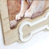 ZEP marco de perro Osso madera 10x15 cm con motivo de hueso formato retrato