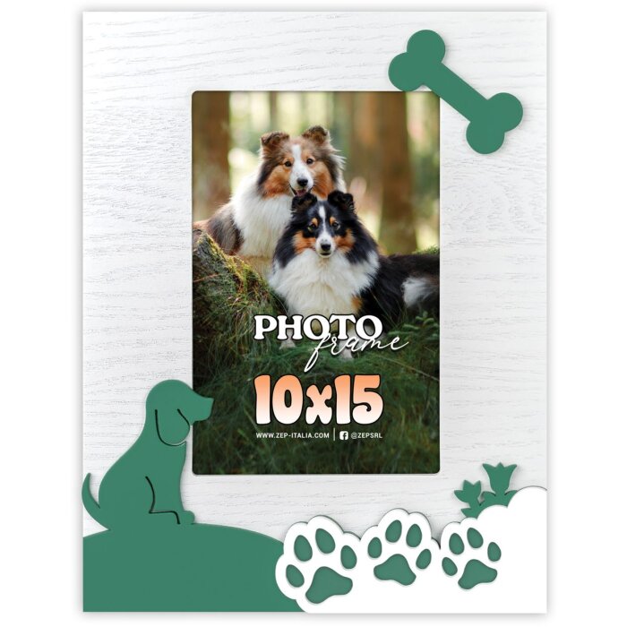 ZEP Marco Foto Perro Pluto 10x15 cm verde