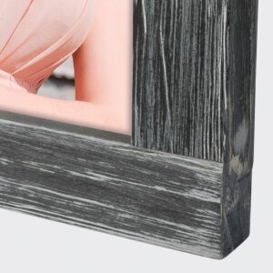 ZEP Marco de madera Parma negro 13x18 cm