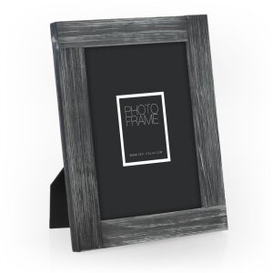 ZEP Marco de madera Parma negro 13x18 cm