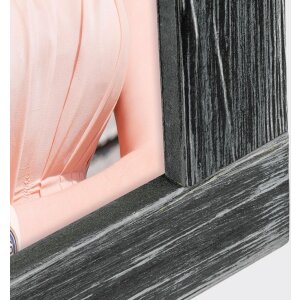 ZEP Marco de madera Parma negro 20x30 cm