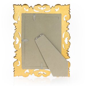 ZEP Marco barroco Piriac Oro 15x20 cm con soporte Resina sintética