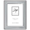 Marco ZEP alto brillo Teramo 20x25 cm estructura moldura punteada plata