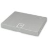 Marco ZEP alto brillo Teramo 20x25 cm estructura moldura punteada plata