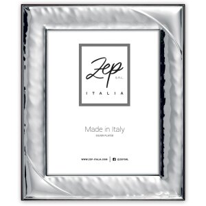 ZEP Marco de Retrato de Metal Chieti 13x18 cm plata brillante