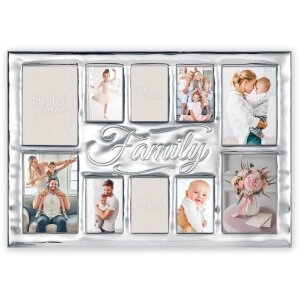 ZEP Marco familiar Legacy 10 fotos plata brillo (47x33 cm)