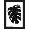 Marco de madera Walther Liv Monstera 10x15 cm negro