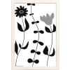 Marco de madera Walther Liv Monstera 20x30 cm blanco