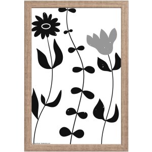 Marco de madera Walther Liv Monstera 20x30 cm Gris