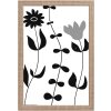 Marco de madera Walther Liv Monstera 20x30 cm Gris