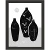 Marco de madera Walther Liv Monstera 15x20 cm negro