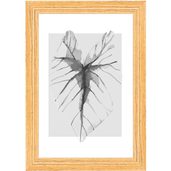 Marco de madera Walther Ilo 10x15 cm cristal acrílico marrón claro