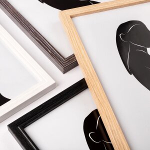 Marco de madera Walther Ilo 20x30 cm cristal acrílico marrón oscuro