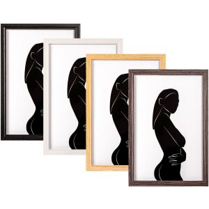 Marco de madera Walther Ilo 20x30 cm cristal acrílico marrón oscuro